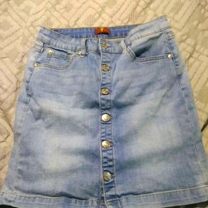 Seven for all man kind denim skirt